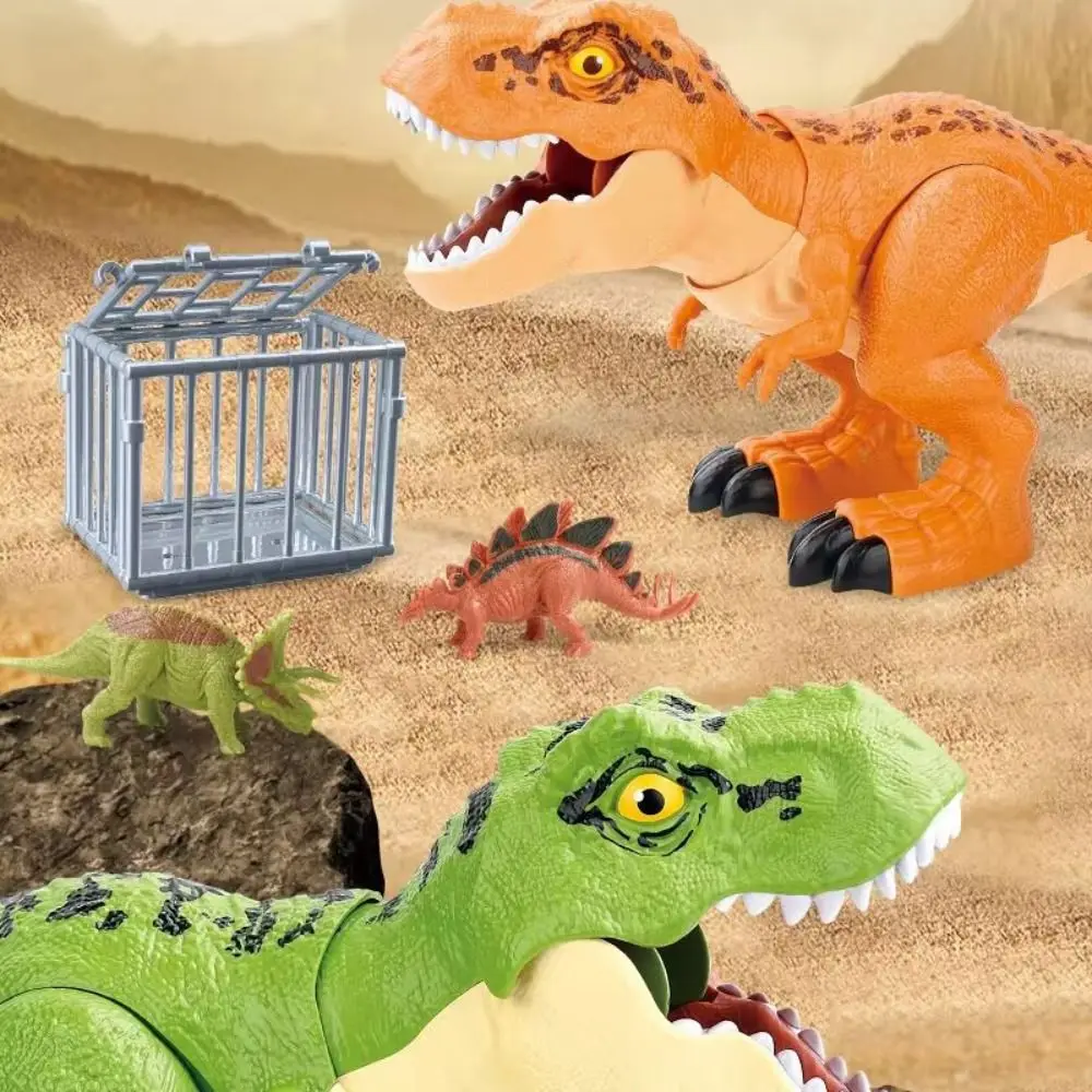 Большая пластиковая игрушка-динозавр Тираннозавр Рекс с подвижными суставами, модель животного из Юрского периода для мальчиков, с имитацией звука
Большая пластиковая игрушка-динозавр Тираннозавр Рекс с подвижными суставами, модель животного из Юрского периода для мальчиков, с имитацией звука
