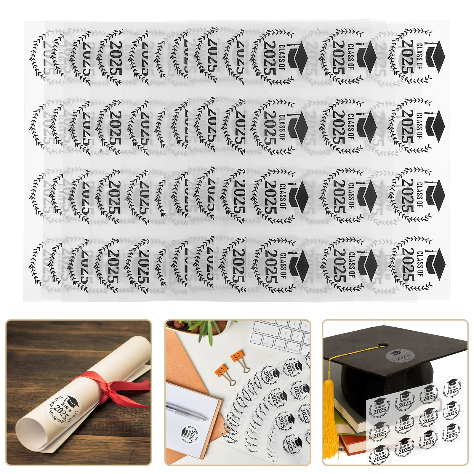 120Pcs Graduation Season Stickers Gold Foil Graduation Cap Labels Self Adhesive for Party Favors Envelopes Invitations
120Pcs Graduation Season Stickers Gold Foil Graduation Cap Labels Self Adhesive for Party Favors Envelopes Invitations