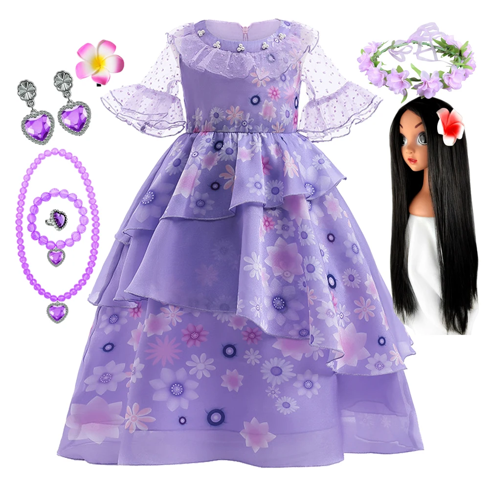 Kids Isabela Princess Dress Children Floral Costume Girl Cosplay Outfit Isabela Madrigal Halloween Clothes
Kids Isabela Princess Dress Children Floral Costume Girl Cosplay Outfit Isabela Madrigal Halloween Clothes