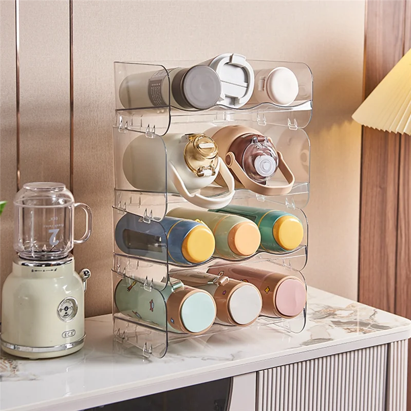 ABRS-Cup Storage Rack Desktop Multi-Layer Transparent Dust-Proof Household Stackable Thermos Organizer Storage Rack
ABRS-Cup Storage Rack Desktop Multi-Layer Transparent Dust-Proof Household Stackable Thermos Organizer Storage Rack