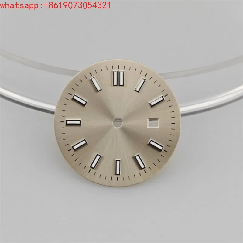 NH05 Dial Log Women's Mechanical Watch Modification Accessories Green Luminous Watch Surface 31mm Case Use
NH05 Dial Log Women's Mechanical Watch Modification Accessories Green Luminous Watch Surface 31mm Case Use