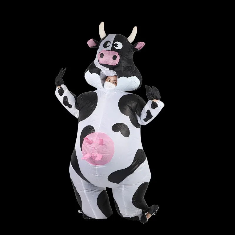 Adult Inflatable Funny Cow Cosplay Costume Cute Cartoon Inflatable for Women Men Halloween Christmas Party Festival Stage
Adult Inflatable Funny Cow Cosplay Costume Cute Cartoon Inflatable for Women Men Halloween Christmas Party Festival Stage