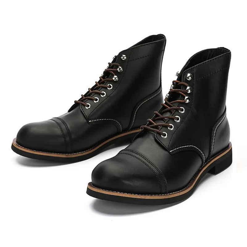 Vintage Mens Genuine Leather Boots Luxury Handmade Quality Comfortable Spring New Outdoor Ankle Casual Business Social Shoes Man
Vintage Mens Genuine Leather Boots Luxury Handmade Quality Comfortable Spring New Outdoor Ankle Casual Business Social Shoes Man