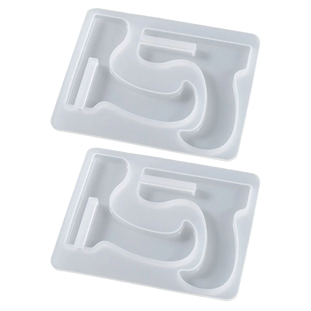 2 Pcs Mobile Phone Holder Mold Craft Molds Stand Mould Cell Book Reliable DIY Crafts Silicone for Bracket
2 Pcs Mobile Phone Holder Mold Craft Molds Stand Mould Cell Book Reliable DIY Crafts Silicone for Bracket