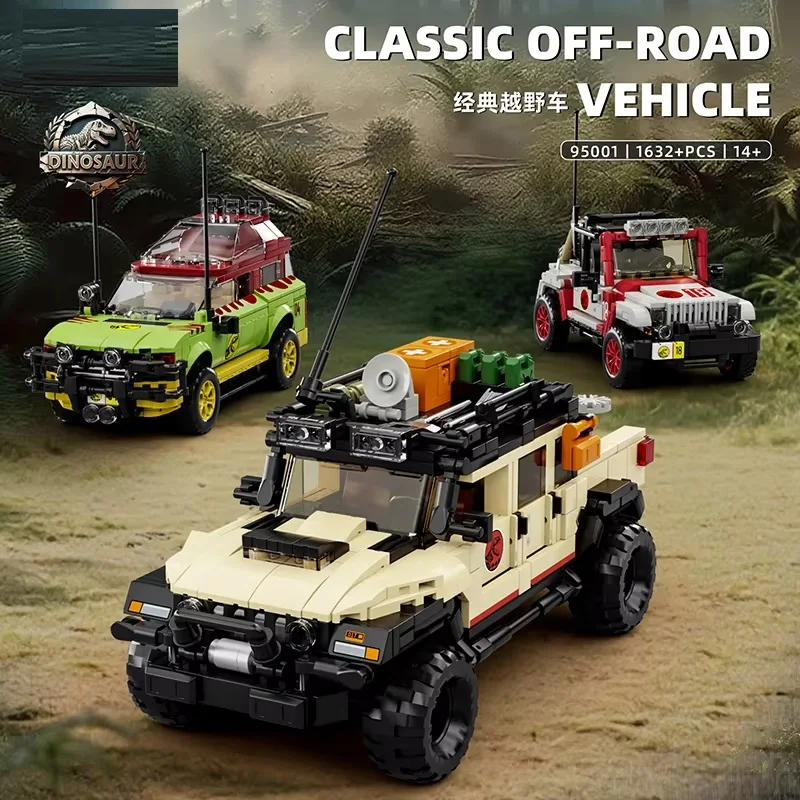 1632pcs Dinosaur-Themed Jurassic Era Construction Building Block Classic Off-Road Vehicle Display Piece Educational Toy for Kids
1632pcs Dinosaur-Themed Jurassic Era Construction Building Block Classic Off-Road Vehicle Display Piece Educational Toy for Kids