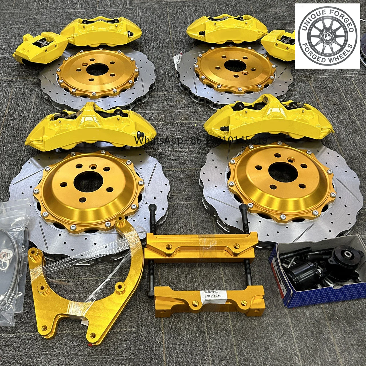 26 Style Upgrade Auto Brake System Front 6 Pot Brake Caliper Rear 4+1 Piston Big Brake Disk Gold Kit For Ford Focus RS For BMW M
26 Style Upgrade Auto Brake System Front 6 Pot Brake Caliper Rear 4+1 Piston Big Brake Disk Gold Kit For Ford Focus RS For BMW M