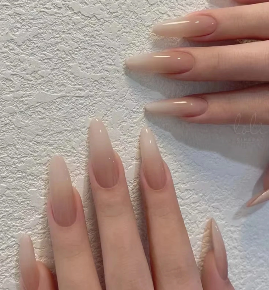 24-piece Long French Minimalist Gradient Fingernail with 1 Jelly and 1 Nail File
24-piece Long French Minimalist Gradient Fingernail with 1 Jelly and 1 Nail File