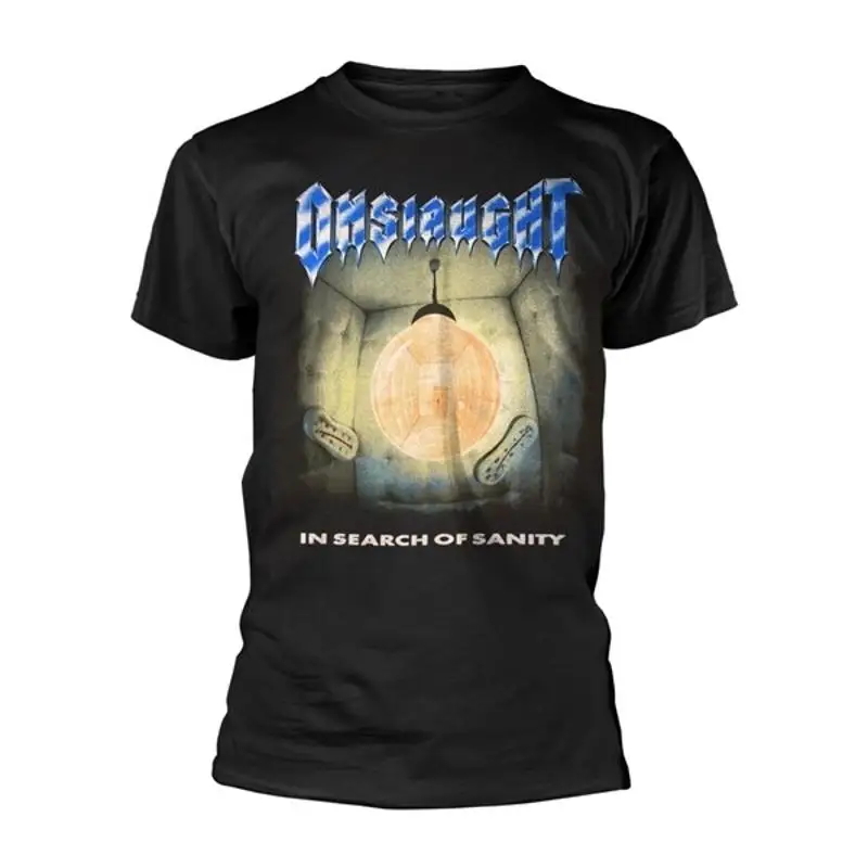 Onslaught 'In Search Of Sanity' T Shirt New
Onslaught 'In Search Of Sanity' T Shirt New