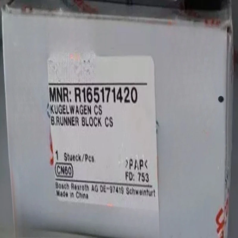 Brand New Original Rail slider R165171420 REXROTH Fast delivery
Brand New Original Rail slider R165171420 REXROTH Fast delivery