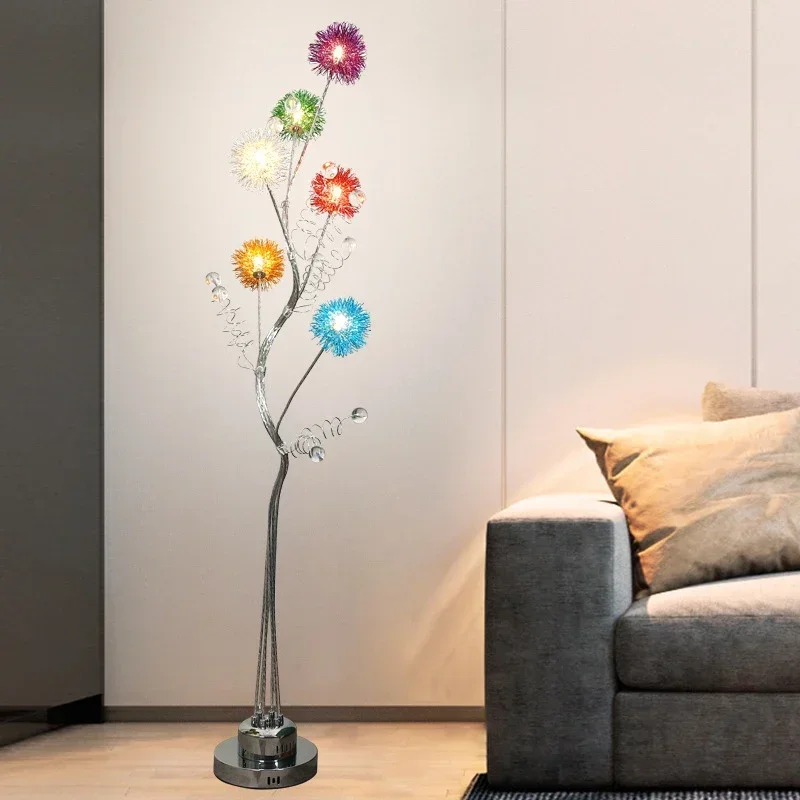 GISELLE Modern Colorful Floor Lamp Pastoral Art Iiving Room Bedroom Aluminum Wire LED Fork Decorative Standing Lightanding Light
GISELLE Modern Colorful Floor Lamp Pastoral Art Iiving Room Bedroom Aluminum Wire LED Fork Decorative Standing Lightanding Light