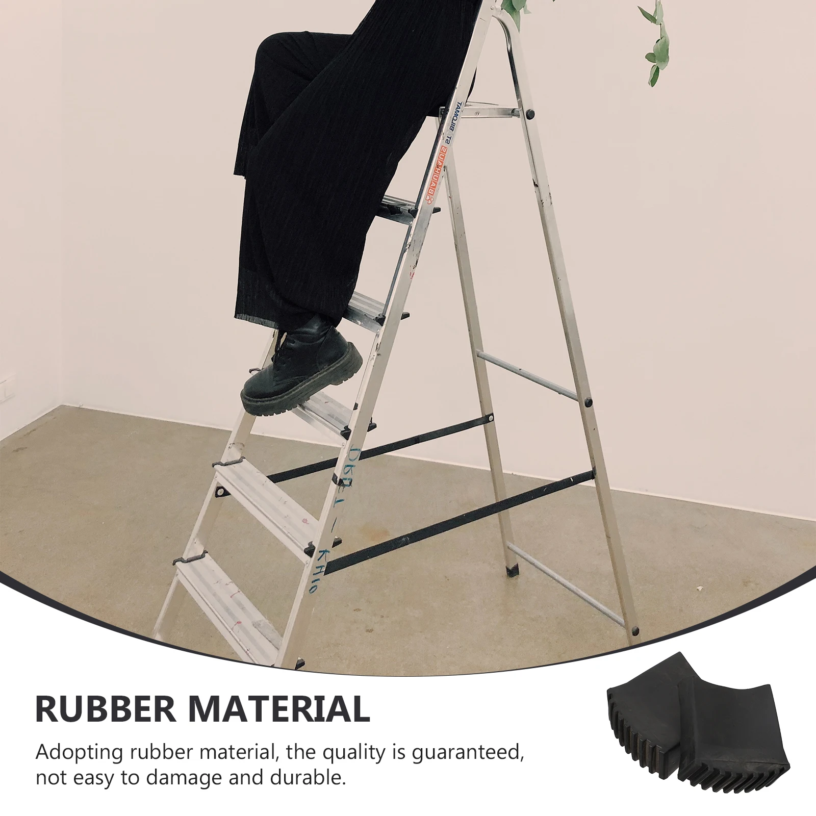 2pcs Non Slip Ladder Feet Pads Durable Rubber Caps Home Accessories Floor Protector Safe Sturdy Long Service Life Easy Install
2pcs Non Slip Ladder Feet Pads Durable Rubber Caps Home Accessories Floor Protector Safe Sturdy Long Service Life Easy Install
