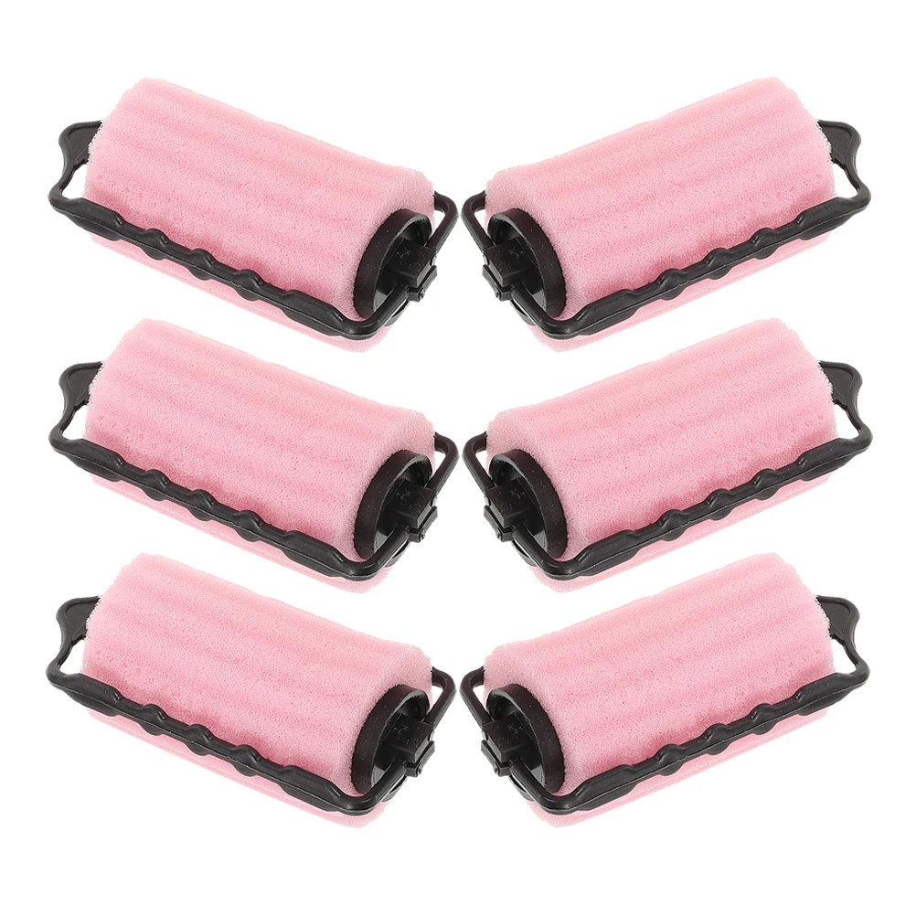 6 Pcs Sponge Curling Iron Big Hair Rollers for Blowout Look Curlers Rods Plastic Bang Miss
6 Pcs Sponge Curling Iron Big Hair Rollers for Blowout Look Curlers Rods Plastic Bang Miss