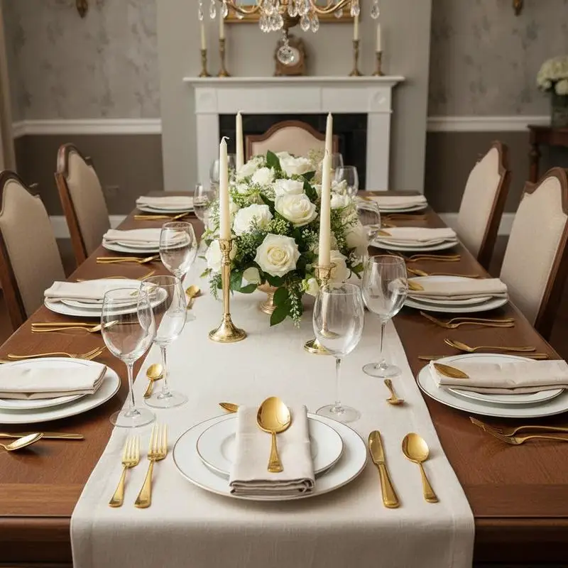 Gold Tableware Set 60-Piece For Dining Room Restaurant Party, Mirror Polished Surface Dishwasher Safe Kitchen Eating Utensils Knife Fork Spoon Service For 12
Gold Tableware Set 60-Piece For Dining Room Restaurant Party, Mirror Polished Surface Dishwasher Safe Kitchen Eating Utensils Knife Fork Spoon Service For 12