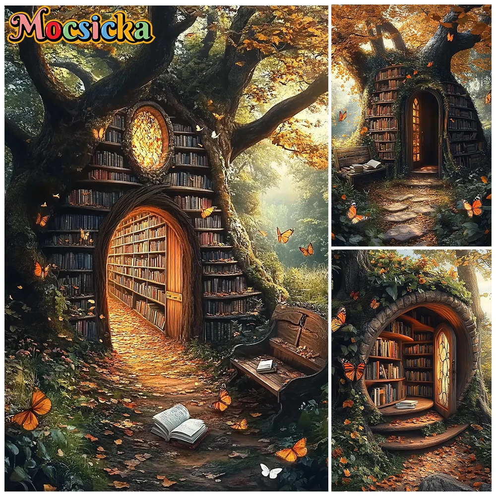 Mocsicka Tree Hollow Photography Background Forest Bookstore Decor Kid Baby Shower Birthday Portrait Backdrop Shooting Wallpaper
Mocsicka Tree Hollow Photography Background Forest Bookstore Decor Kid Baby Shower Birthday Portrait Backdrop Shooting Wallpaper