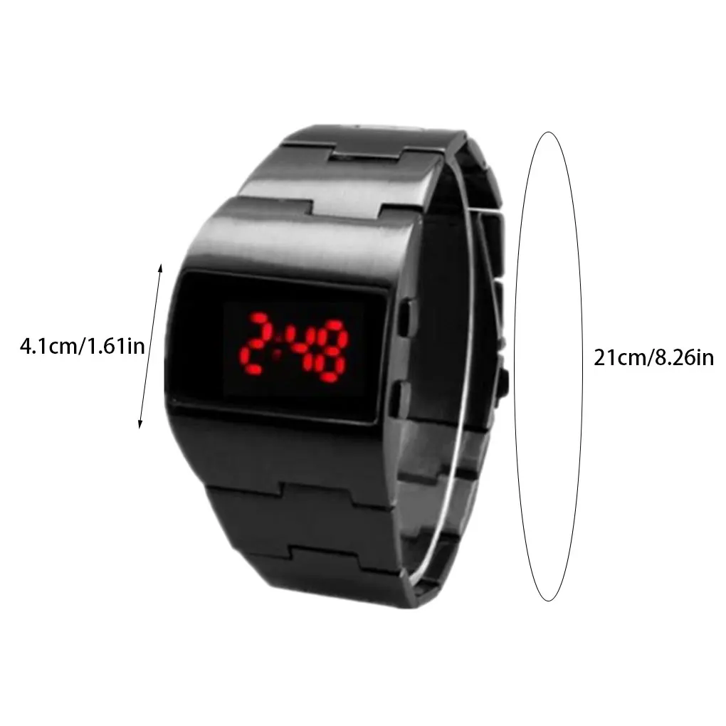 Digital LED Digital Watch for couple Watches Stainless Steel Bracelet Electronic Wrist Watches For men woman Gift
Digital LED Digital Watch for couple Watches Stainless Steel Bracelet Electronic Wrist Watches For men woman Gift