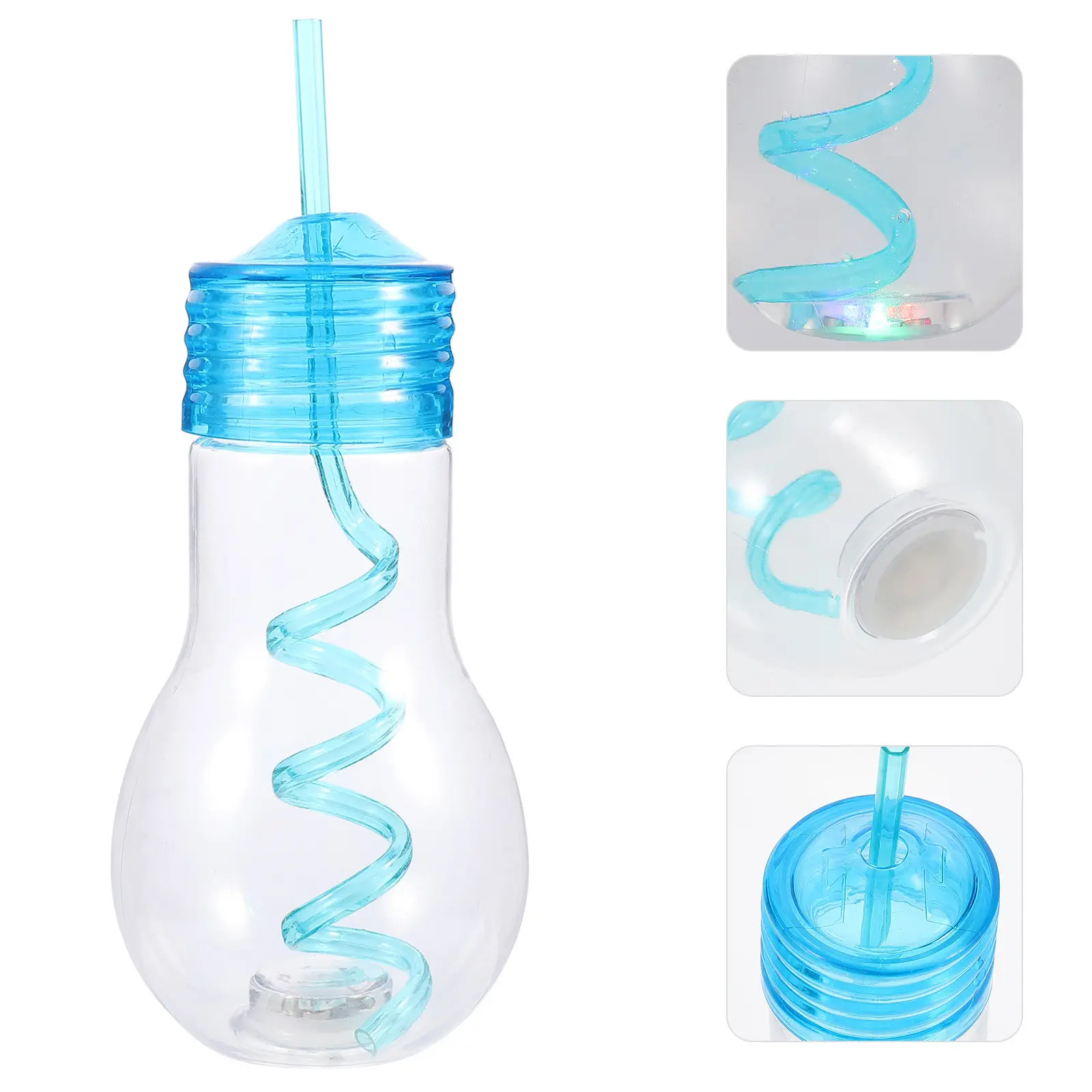 2Pcs Light Bulb Shaped Luminous Drink Cups Blue LED Kids Plastic Drinking Party Beverage Juices Water Glow
2Pcs Light Bulb Shaped Luminous Drink Cups Blue LED Kids Plastic Drinking Party Beverage Juices Water Glow