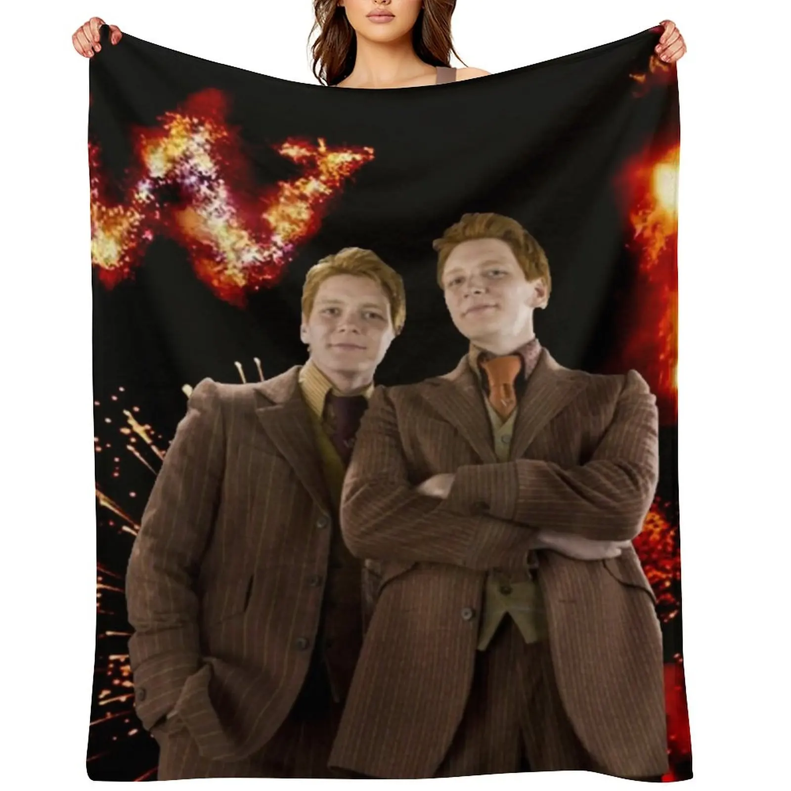 Fred and George Weasley Throw Blanket Sleeping Bag Thermals For Travel Shaggy Soft Blankets
Fred and George Weasley Throw Blanket Sleeping Bag Thermals For Travel Shaggy Soft Blankets