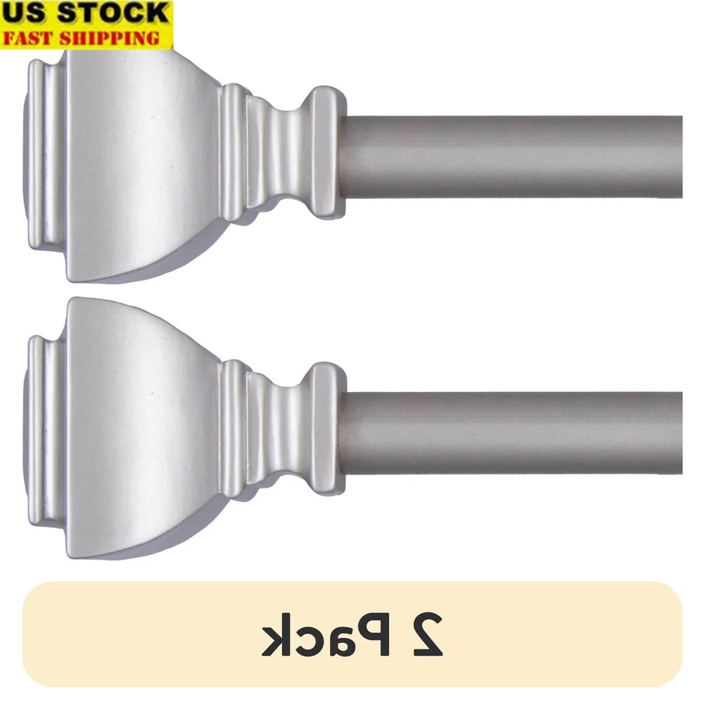 2 Pack Adjustable Curtain Rod 48-84 Inch Brushed Nickel Telescoping Rod Lightweight Curtains Mounting Hardware Included Kitchen
2 Pack Adjustable Curtain Rod 48-84 Inch Brushed Nickel Telescoping Rod Lightweight Curtains Mounting Hardware Included Kitchen