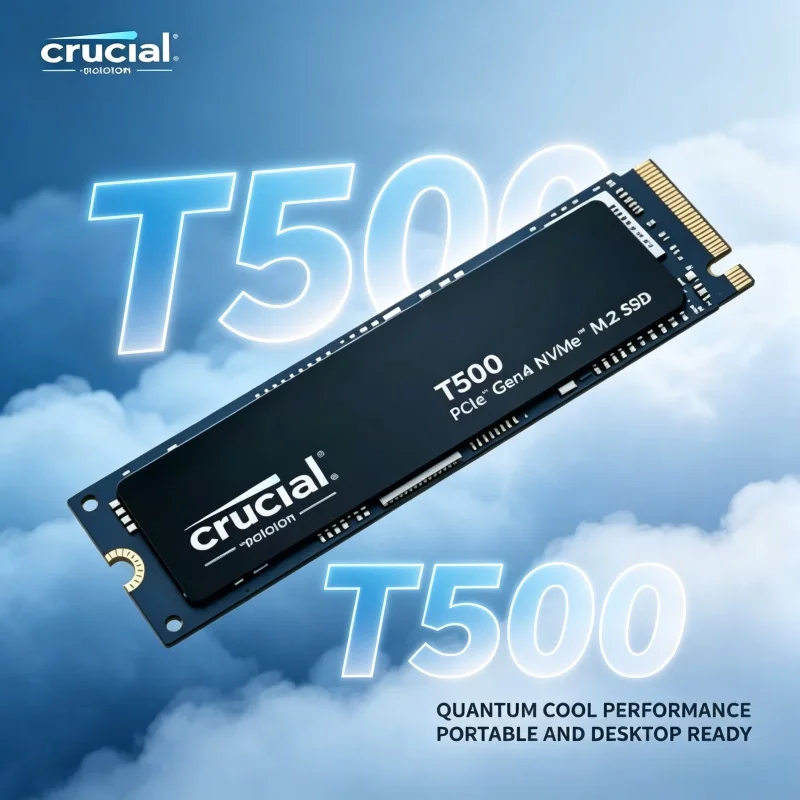 Hot Selling Crucial T500 1TB SSD M.2 2280 PCIe4 NVMe 7300MB/s CT1000T500SSD8 Professional Gaming Storage for Laptop PS5 PC
Hot Selling Crucial T500 1TB SSD M.2 2280 PCIe4 NVMe 7300MB/s CT1000T500SSD8 Professional Gaming Storage for Laptop PS5 PC
