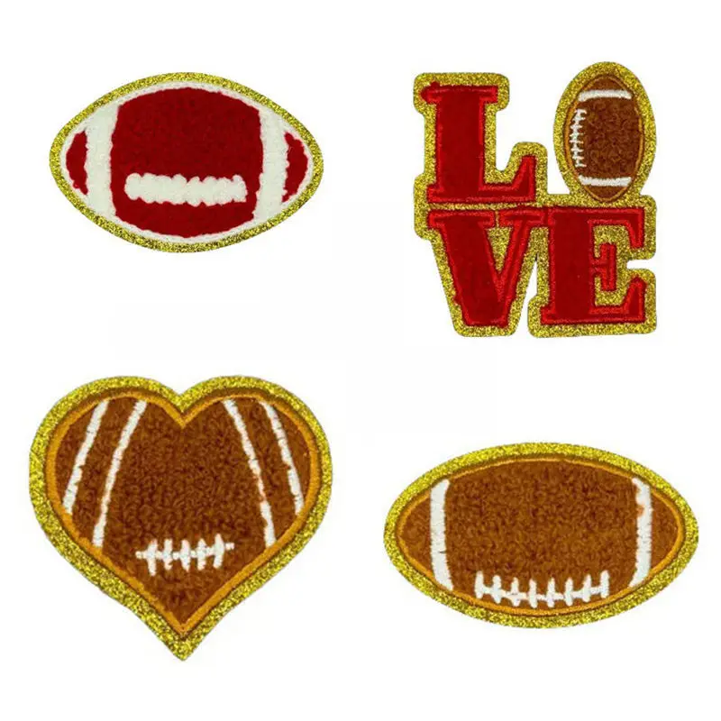 Love Football Design Embroidery Sew/Iron On Patches Stickers for DIY Clothing Hat Jeans T-shirt Sweaters Shoes Bag Socks
Love Football Design Embroidery Sew/Iron On Patches Stickers for DIY Clothing Hat Jeans T-shirt Sweaters Shoes Bag Socks