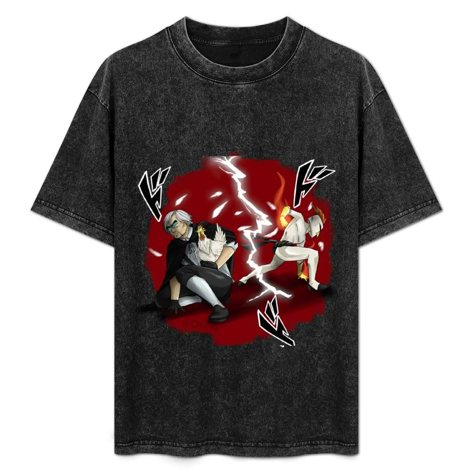 Anime Chicken Attack T-Shirt Breathable Sportswear T-Shirt for Men
Anime Chicken Attack T-Shirt Breathable Sportswear T-Shirt for Men