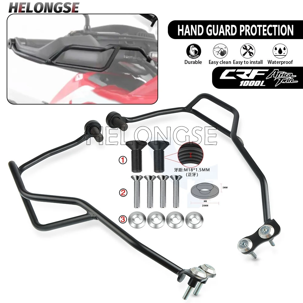 Hand Guards Brake Clutch Lever Protector For Honda Africa Twin CRF 1000 L 2016 2017 2018 2019 CRF1000L / DCT Handguard Shield
Hand Guards Brake Clutch Lever Protector For Honda Africa Twin CRF 1000 L 2016 2017 2018 2019 CRF1000L / DCT Handguard Shield