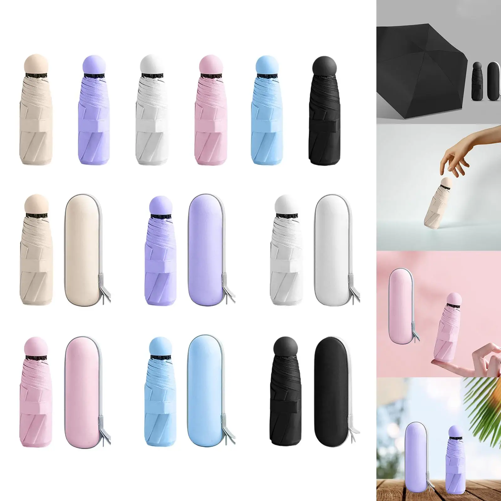 Компактный дорожный зонт для мужчин и женщин, легкий портативный мини-зонтик, ветрозащитный, УФ-солнце, защита от дождя, уличный
Компактный дорожный зонт для мужчин и женщин, легкий портативный мини-зонтик, ветрозащитный, УФ-солнце, защита от дождя, уличный