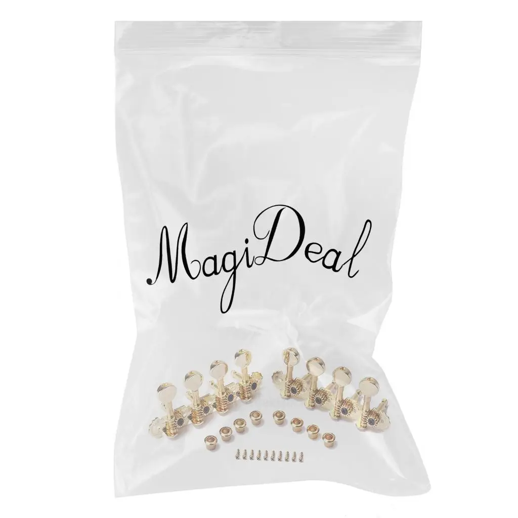 4R4L Tuning Pegs Mandolin Machine Heads Durable Gold Guitar Tuner Keys for 8 String Mandolin Instruments
4R4L Tuning Pegs Mandolin Machine Heads Durable Gold Guitar Tuner Keys for 8 String Mandolin Instruments