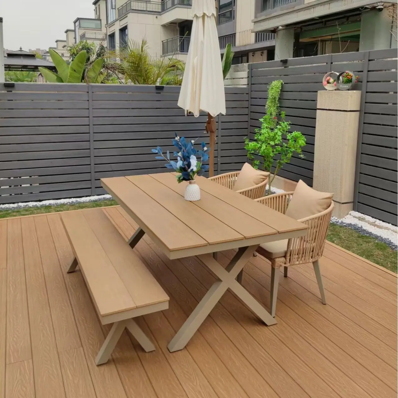 HYS Outdoor Leisure Table and Chair Courtyard Garden Terrace Villa Modern Outdoor Movable Waterproof Sunscreen Woven Rattan
HYS Outdoor Leisure Table and Chair Courtyard Garden Terrace Villa Modern Outdoor Movable Waterproof Sunscreen Woven Rattan