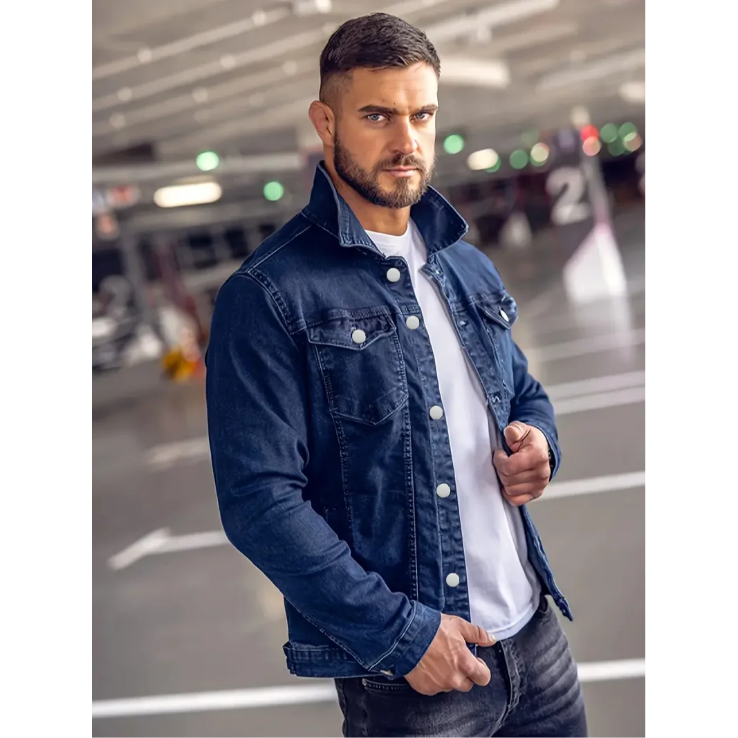 Mens Jackets Coat Classic Blue Denim Design With Multiple Pockets Long Sleeve Casual Style For Daily Use
Mens Jackets Coat Classic Blue Denim Design With Multiple Pockets Long Sleeve Casual Style For Daily Use