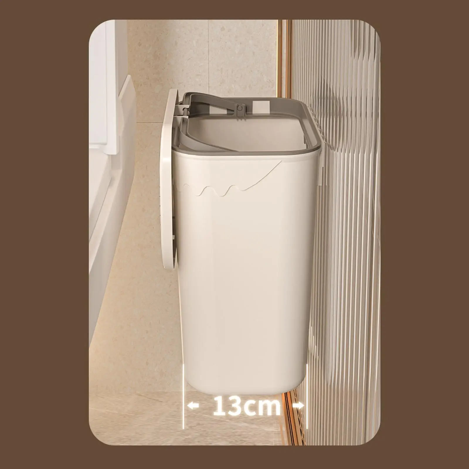 Hangable Kitchen Trash Can Storage Bucket Garbage Can Garbage Container with Lid
Hangable Kitchen Trash Can Storage Bucket Garbage Can Garbage Container with Lid
