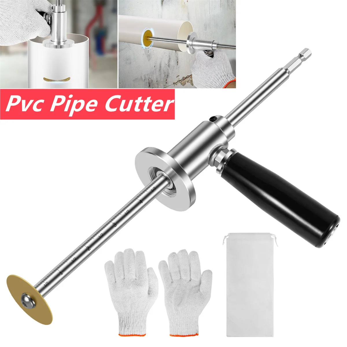Inside Pipe Cutter Plumbing Tools PVC Pipe Precision Cutting for 1-1/2 Inch to 8 Inch 7 Inch Adjustable Cutting Depth Pipe Tool
Inside Pipe Cutter Plumbing Tools PVC Pipe Precision Cutting for 1-1/2 Inch to 8 Inch 7 Inch Adjustable Cutting Depth Pipe Tool