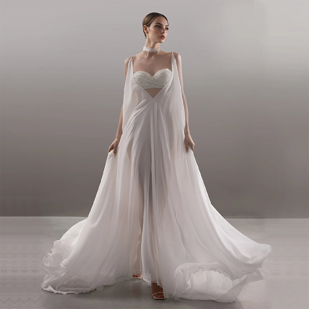 Custom Made Long Silk Chiffon Evening Dress for Women Elegant Prom Gown Formal Party Dress for Photoshoot YEWEN
Custom Made Long Silk Chiffon Evening Dress for Women Elegant Prom Gown Formal Party Dress for Photoshoot YEWEN