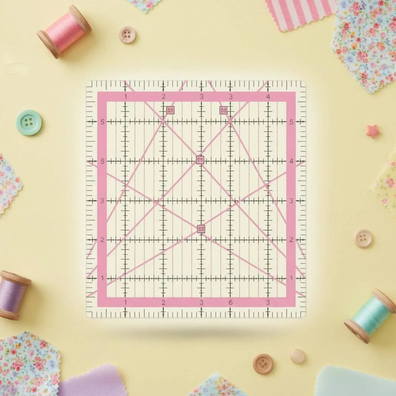 5 Pieces Acrylic Quilting Template Reusable Sewing Ruler Set Acrylic Sewing Ruler Easy to Use Quilt Block Template Clear
5 Pieces Acrylic Quilting Template Reusable Sewing Ruler Set Acrylic Sewing Ruler Easy to Use Quilt Block Template Clear
