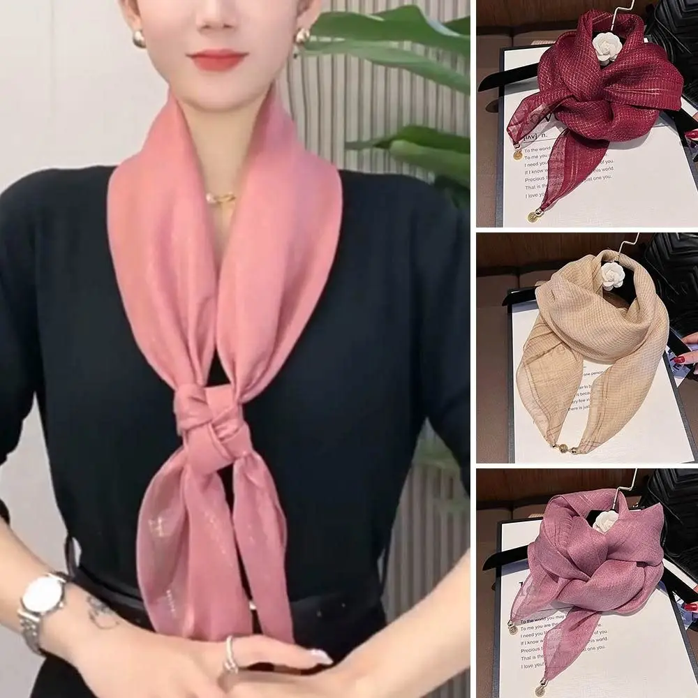 New Golden thread Organza Silk Scarf Magnetic Clasp Elegant Wrap Headscarf Triangle Long Scarves For Women Hijab
New Golden thread Organza Silk Scarf Magnetic Clasp Elegant Wrap Headscarf Triangle Long Scarves For Women Hijab