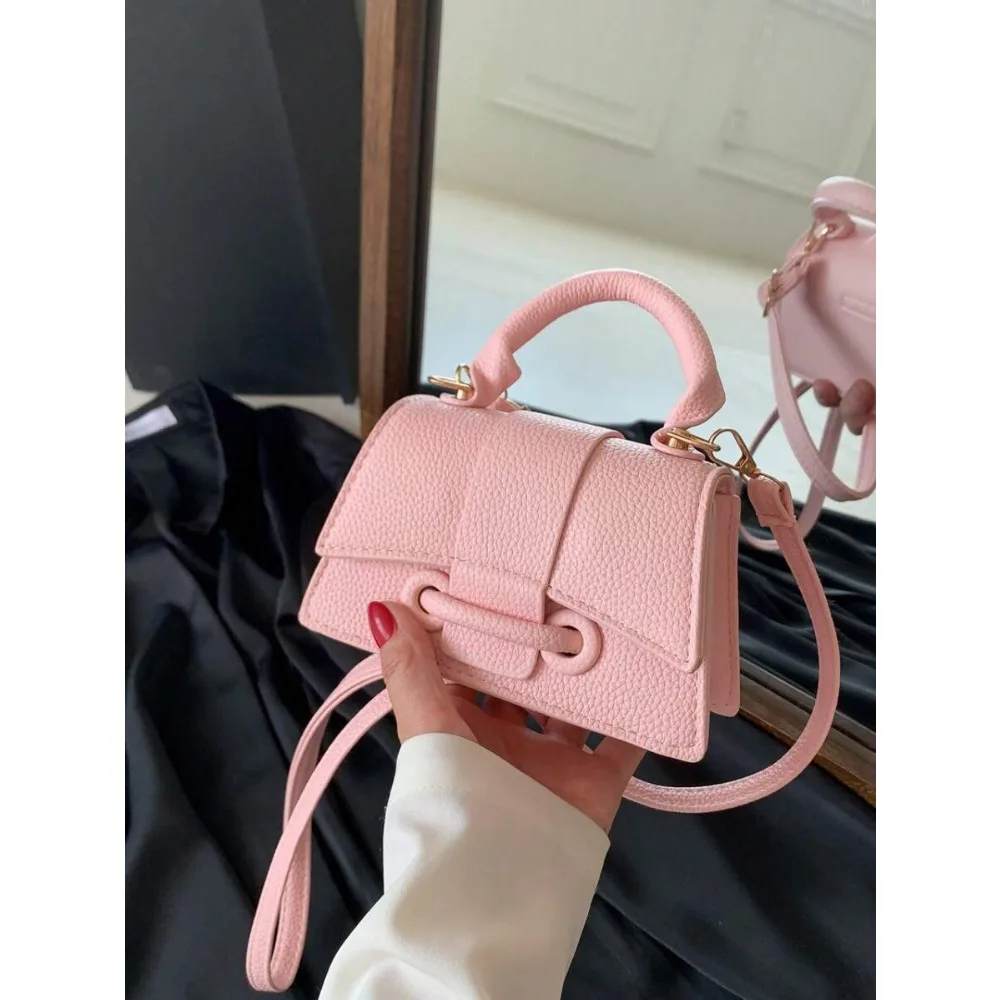 High-Quality Mini Square Handbag, Fashion Solid Color Portable Cosmetic Bag, Women Purse
High-Quality Mini Square Handbag, Fashion Solid Color Portable Cosmetic Bag, Women Purse