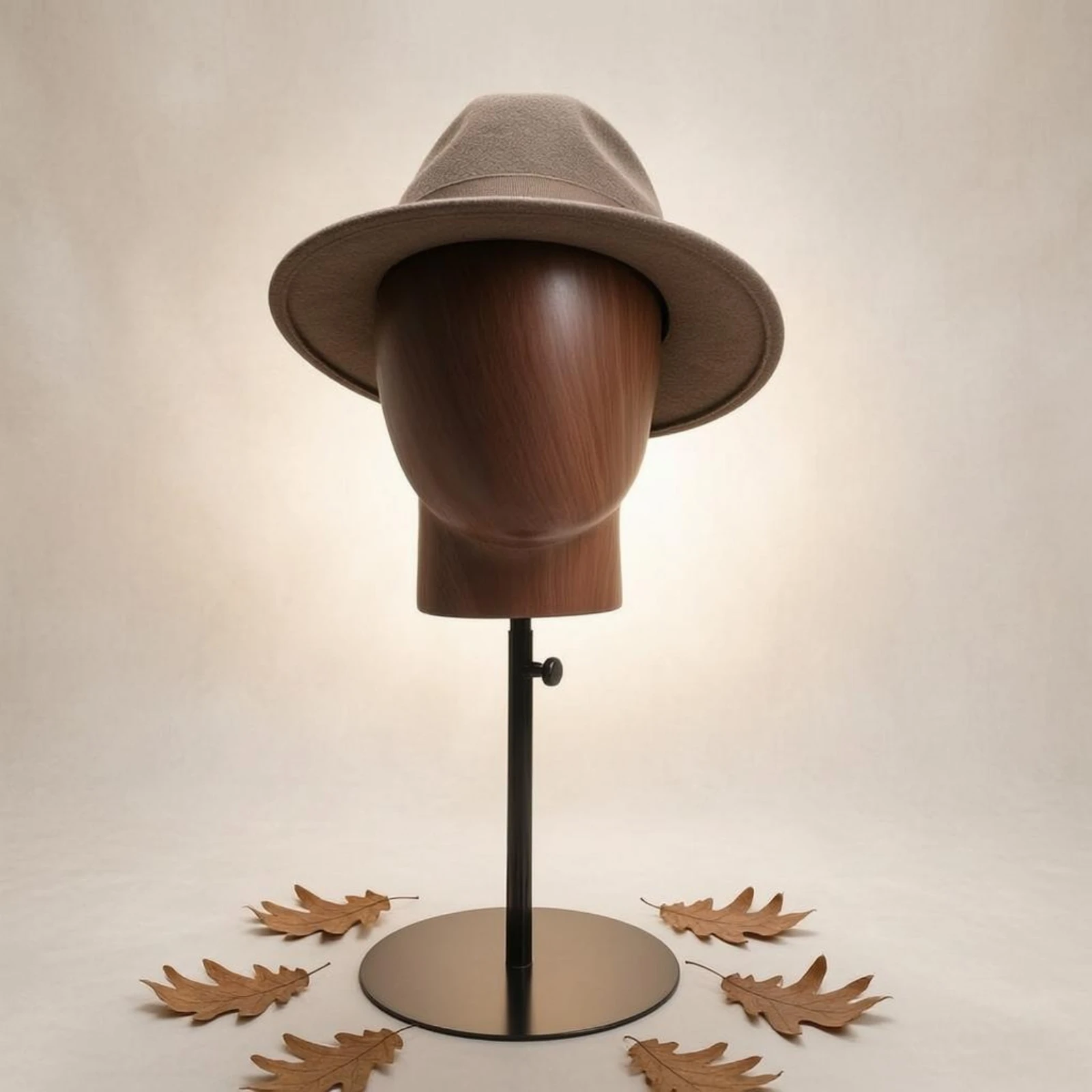 Head-Shaped Display Stand Adjustable Height Hairpiece Stand Hat Display Head Wood-Grain Finish Beauty Supply Metal Pole
Head-Shaped Display Stand Adjustable Height Hairpiece Stand Hat Display Head Wood-Grain Finish Beauty Supply Metal Pole