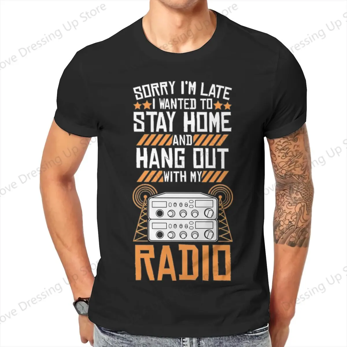 100% Cotton T-shirt Loose Men T Shirts Amateur Radio Device Summer Street Short Sleeve Top S-6XL
100% Cotton T-shirt Loose Men T Shirts Amateur Radio Device Summer Street Short Sleeve Top S-6XL