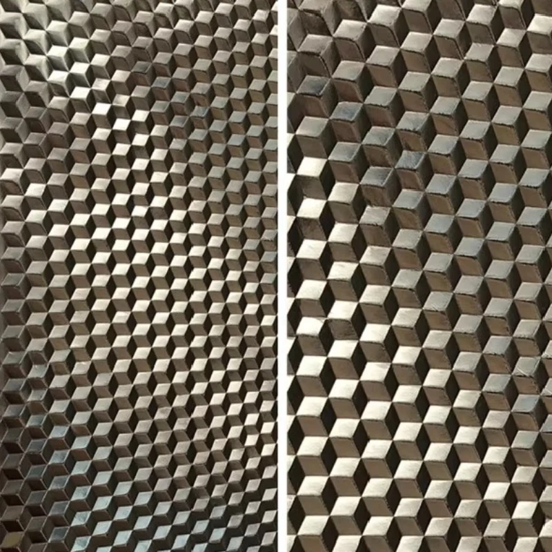 Golden 3D Honeycomb-Shaped Metallic Stiff Leather-cloth, Reflective Glossy PU, Fashion Designer Fabric For Sewing AC017
Golden 3D Honeycomb-Shaped Metallic Stiff Leather-cloth, Reflective Glossy PU, Fashion Designer Fabric For Sewing AC017