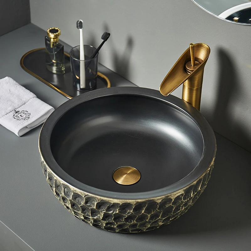 China Handmade Ceramic Art Basin Sinks Counter Top Wash Basin Bathroom Vessel Sinks vanities wash hand art basin
China Handmade Ceramic Art Basin Sinks Counter Top Wash Basin Bathroom Vessel Sinks vanities wash hand art basin