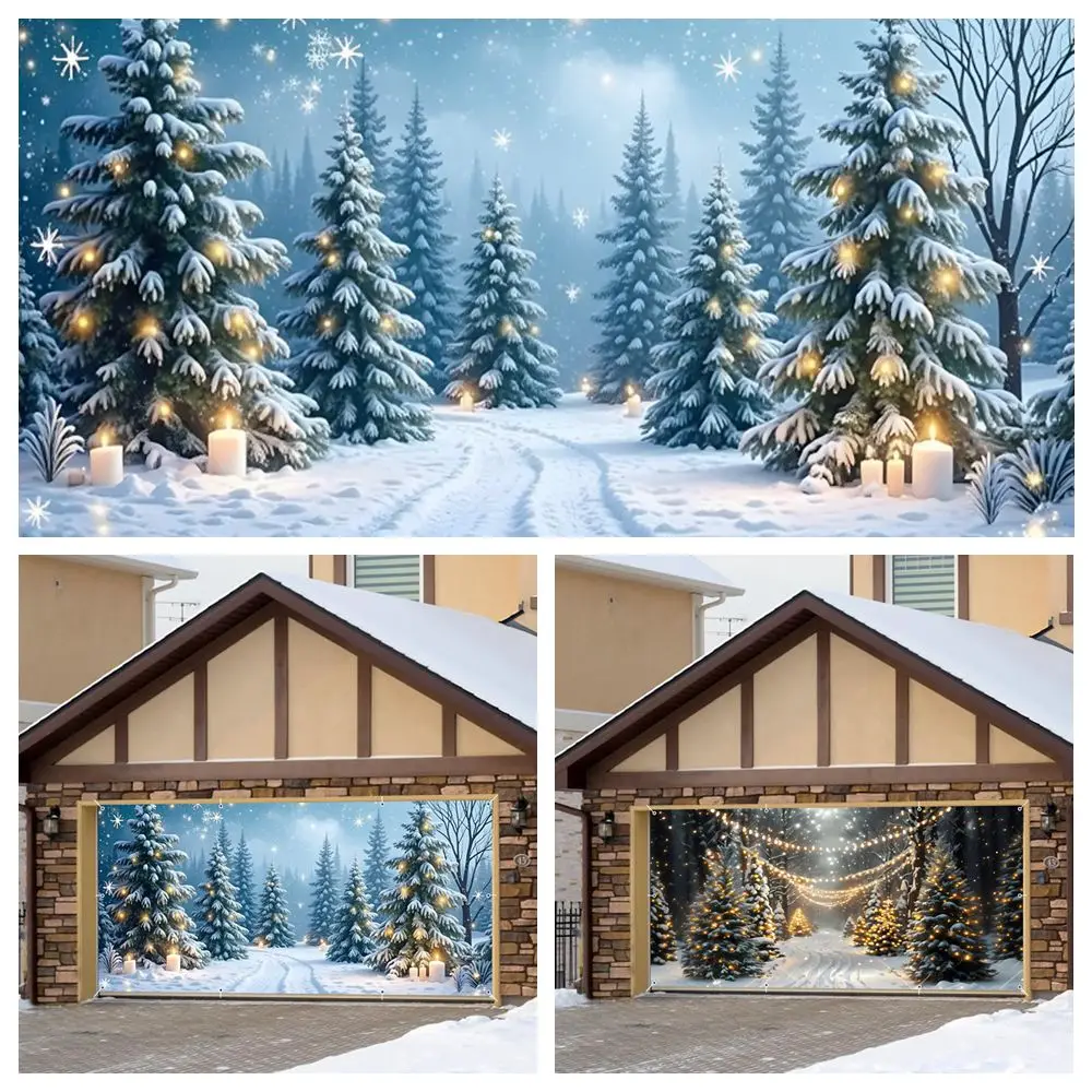 Winter Snow Forest Scenery Garage Door Banner Backdrop Winter Indoor Outdoor Parties Decor Large Hanging Photography Background
Winter Snow Forest Scenery Garage Door Banner Backdrop Winter Indoor Outdoor Parties Decor Large Hanging Photography Background