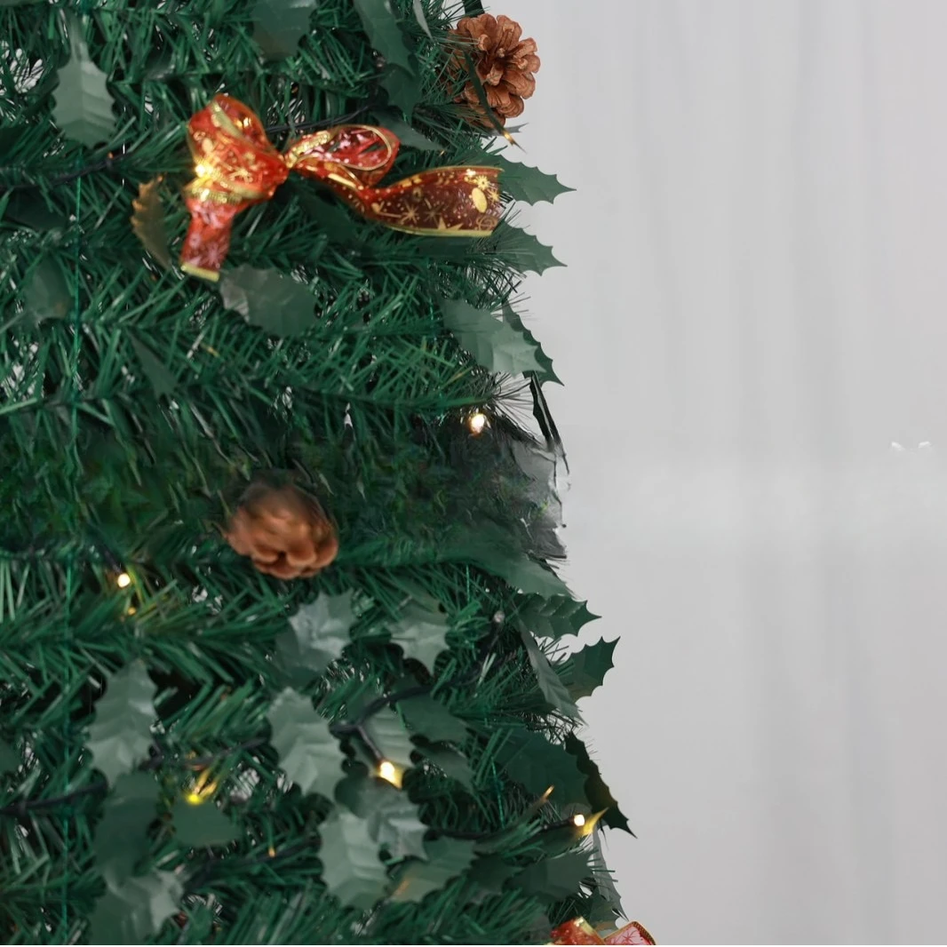 Amazon cross-border folding retractable Christmas tree red fruit flocking window display atmosphere new models
Amazon cross-border folding retractable Christmas tree red fruit flocking window display atmosphere new models