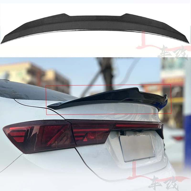 Trunk Boot Lid Duck Tail Lip Spoiler Wings For Kia K3 Cerato Forte Sport GT 2019 20 21 22 23 Real Carbon Fiber PSM Rear Spoiler
Trunk Boot Lid Duck Tail Lip Spoiler Wings For Kia K3 Cerato Forte Sport GT 2019 20 21 22 23 Real Carbon Fiber PSM Rear Spoiler