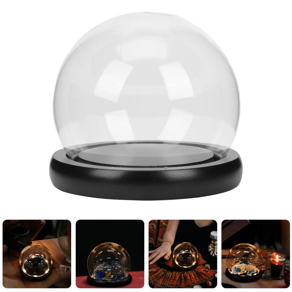 Clear Glass Globe Display Dome Small Glass Cloche Bell Jar with Wooden Base for Eternal Flower Collectibles Dessert Display
Clear Glass Globe Display Dome Small Glass Cloche Bell Jar with Wooden Base for Eternal Flower Collectibles Dessert Display