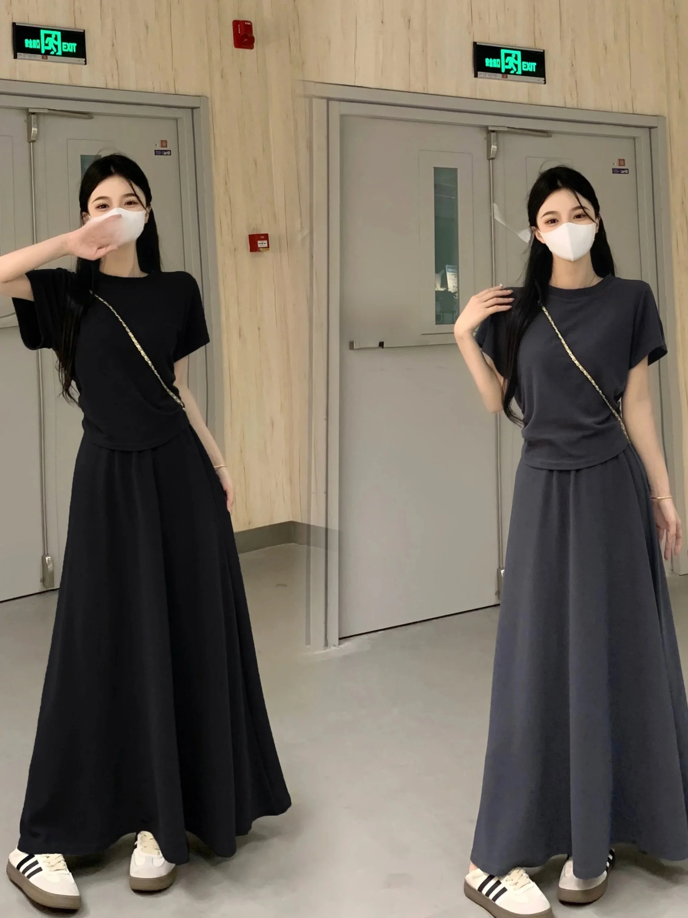 plus Size Summer Fashionable Simple Sweet Color Short Sleeve T-Shirt Top Skirt Set Women's Clothing round Neck Commute ...
plus Size Summer Fashionable Simple Sweet Color Short Sleeve T-Shirt Top Skirt Set Women's Clothing round Neck Commute ...