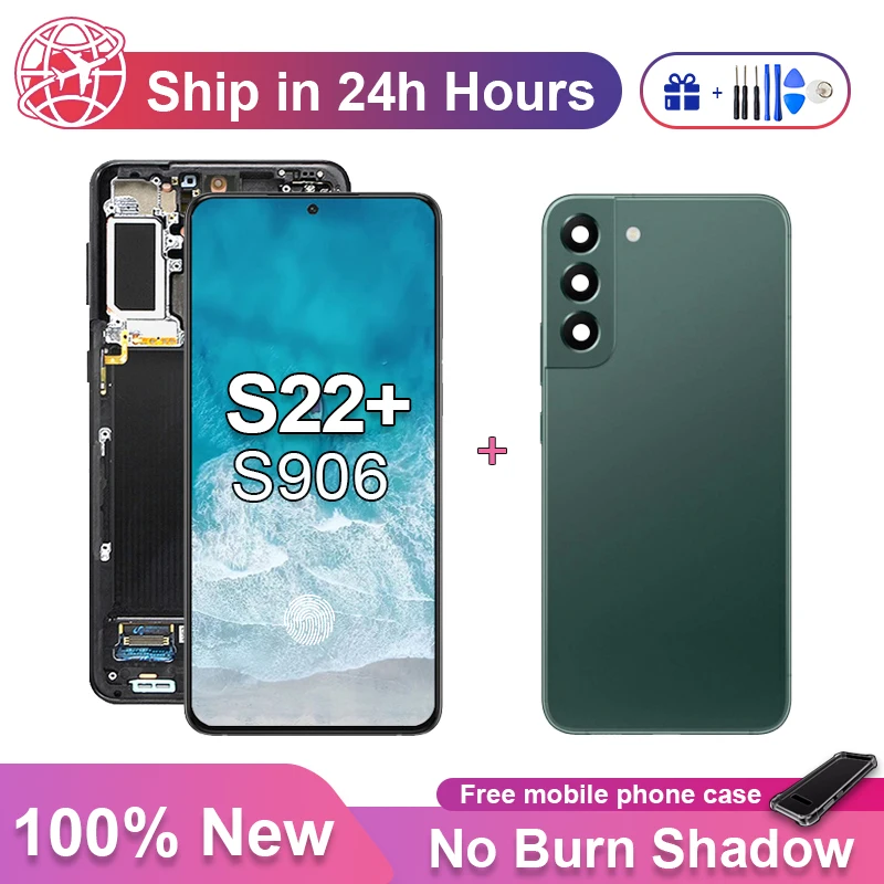ЖК-дисплей Super AMOLED S22 Plus диагональю 6,6 дюйма для Samsung Galaxy S22, 5G S906B, S906B/DS, цифровой сенсорный экран с рамкой
ЖК-дисплей Super AMOLED S22 Plus диагональю 6,6 дюйма для Samsung Galaxy S22, 5G S906B, S906B/DS, цифровой сенсорный экран с рамкой