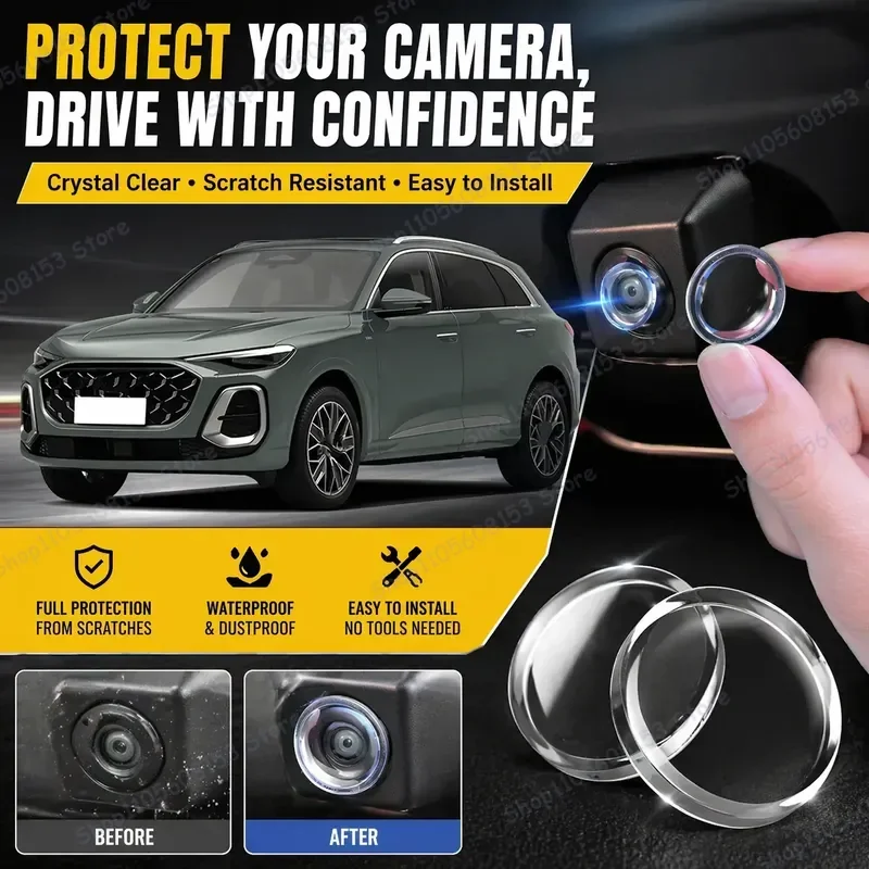 For Audi Q5L 8R FY 2015–2026 360 Degree Reverse Camera Lens Protector PC Anti Scratch Cover Sticker Set for Backup Camera
For Audi Q5L 8R FY 2015–2026 360 Degree Reverse Camera Lens Protector PC Anti Scratch Cover Sticker Set for Backup Camera