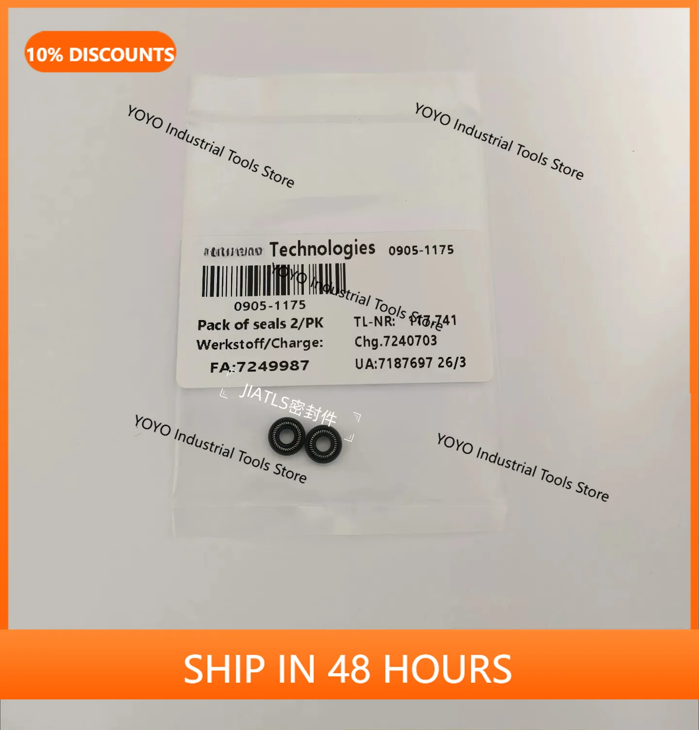 2026 new cleaning and sealing ring item number 0905-1175, a pack of 2
2026 new cleaning and sealing ring item number 0905-1175, a pack of 2