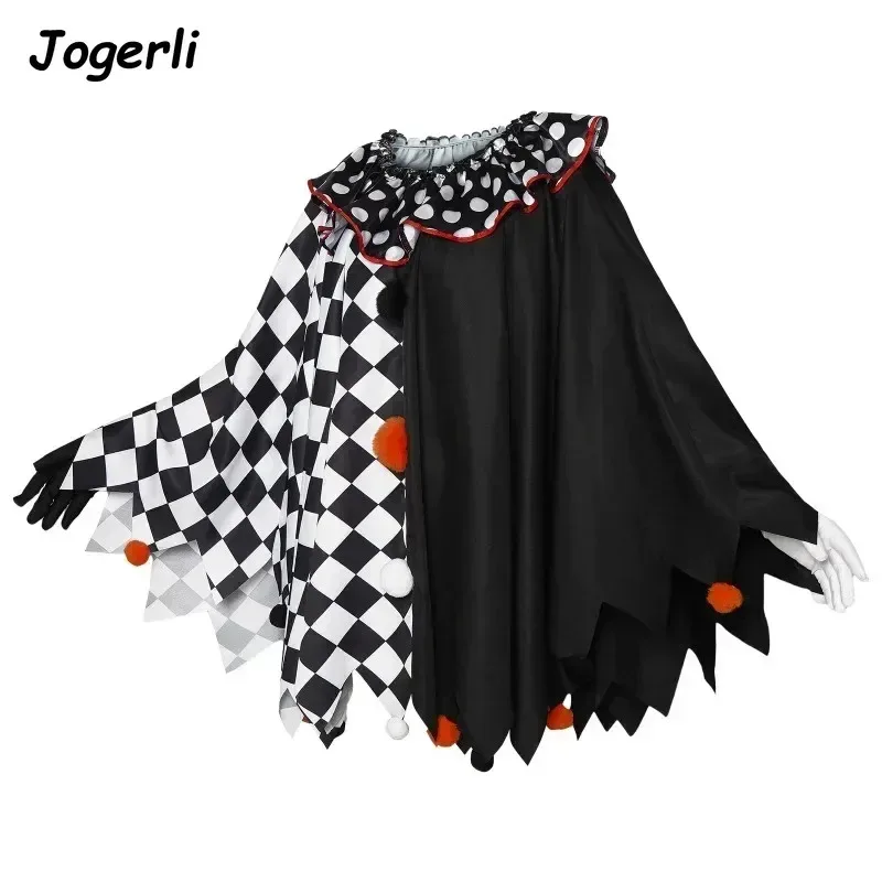 Jogerli Horror Clown Косплей Костюм Страшный Костюм Хэллоуин Женская Черно-Белая Накидка Маскарад Взрослый Cos Одежда;6,r'8;p'
Jogerli Horror Clown Косплей Костюм Страшный Костюм Хэллоуин Женская Черно-Белая Накидка Маскарад Взрослый Cos Одежда;6,r'8;p'