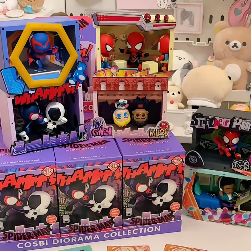 Original Hottoys Spider Man: Across The Spider Verse Cosbi Scene Blind Box Spider Punk Anime Figures Mystery Box Decoration Gift
Original Hottoys Spider Man: Across The Spider Verse Cosbi Scene Blind Box Spider Punk Anime Figures Mystery Box Decoration Gift